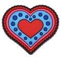 Vibrant multi-layered heart-shaped PVC soft rubber patch for DIY craft and phone case decor - Multi-Layered Heart Patch (20)