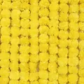 Gros plan de guirlandes denses de fleurs de souci artificielles jaunes décoratives. - 1,5m 30pcs / Jaune