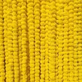 Vista macro de guirnaldas de caléndula amarilla artificial para decoración festiva - 30 Flores / 150cm / Amarillo