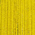Guirlandes de fleurs de souci artificielles jaune vif pour Diwali et Jour des Morts - Lot de 5 / Jaune