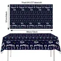 Day of the Dead waterproof PE tablecloth with skull print, 54x72 inches size guide - 桌布A款