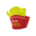 Close-up detail of a funny French fries headband for Halloween or themed parties. - French Fries Shaped Fun Hat (DD0315A23-1)