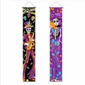 Day of the Dead porch banners with colorful skeleton musician and lady designs - Day of the Dead Style 5 / 30x180cm (2 Pieces/Pack)