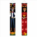 Day of the Dead porch banners with male and female Mexican skeleton designs - Day of the Dead Style 12 / 30x180cm (2 Pieces/Pack)