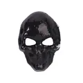 Masque de crâne à paillettes noires brillantes pour le festival du Jour des Morts - Black Sequined Skull Mask / Style 7