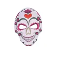 Masque tête de mort mexicaine Jour des Morts avec imprimé floral pour cosplay - Floral Vine Sugar Skull Mask / Style 12