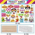 Uitgebreide 30-delige Mexicaanse fiesta fotoprop set inclusief alle accessoires nu - Stijl 2 Mexicaanse Fiesta / Set van 30