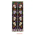 Traditional Mexico Day of the Dead decorative door banners with colorful sugar skull design - Classic Skull Couplet 001