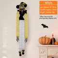 Halloween witch hanging decoration with stretchable accordion paper arms and legs for home - Stretch Witch