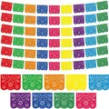 Striscioni messicani Papel Picado in plastica colorata per feste del Giorno dei Morti. - Stile Floreale Colorato