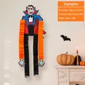 Vampire Halloween hanging decoration with paper accordion limbs extending to 80cm - Stretch Vampire