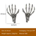 Manos de esqueleto de plástico para decoración de Halloween 19,5 cm - Garra de Fantasma (kls001) / Un par