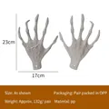 Manos de esqueleto terroríficas decoración Halloween, par de manos de 23cm - Mano de Bruja / Un par
