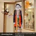 Stretchable cartoon pirate Halloween hanging decoration for door and outdoor display - Stretch Pirate (Jason Style)