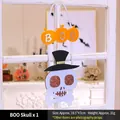 Halloween felt skull and BOO pumpkin door hanging decoration for festival home decor - Door Hanging BOO Skull