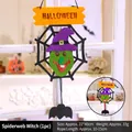 Halloween witch spider web door hanging decoration, 22x40cm - Door Hanging Witch Lantern