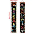 Striscioni Dia de los Muertos con teschi per decorazione porte di Halloween - Teschio di Zucchero Colorato (MD10)