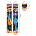Dreiteiliges Día de los Muertos Banner-Set mit bunten Skelettfiguren für Halloween - 3-Teiliges Spruchband-Set (GWSJDL-2) / 300D Verdickte Version