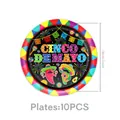 Detail von 7-Zoll Cinco de Mayo Papptellern mit 18 cm Durchmesser und 10er Packungsgroesse. - Cinco De Mayo 7 Zoll Teller (10 Stück)