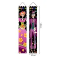 Traditional Day of the Dead skeleton door banners for Mexican themed party decorations - 2-Piece Set (GWSJDL-19)