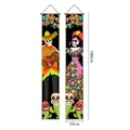 Mexican Day of the Dead skeleton banners for Halloween party home decoration, 180x30cm - 2-Piece Set (GWSJDL-22)