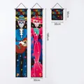 Day of the Dead 3-piece banner set with skeleton figures measuring 180x30 cm - 3-Piece Couplet Set (GWSJDL-3)