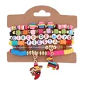 Set di braccialetti di perline Cinco de Mayo con ciondoli a forma di peperoncino e piñata - CINCO DE MAYO/FIESTA(3) / Stile 3