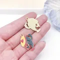 Enamel cartoon Mexican carnival crazy chili pendant for DIY jewelry and keychains accessory - Hat Cool Chili Style (23100) / 1 Piece (27x20mm) / Green
