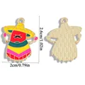 Mexican chili pepper enamel alloy pendant charm for DIY bracelet and keychain jewelry - Chili with Cloak Style (A6-493)