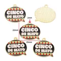 Κοντινό πλάνο Cinco de Mayo με διαστάσεις 22 mm x 25 mm - Πινακίδα (W435) / 25*22mm