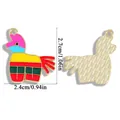 Colorful alpaca piñata charm for DIY jewelry, 2.7x2.4cm dimensions. - Piñata Horse Style (A6-497)