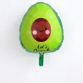 Avocado shaped foil balloon for Mexican fiesta theme party decorations - Large Avocado