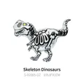Folienballon in Skelett-Dinosaurier-Form für Halloween und Tag der Toten Dekorationen - Skelett Dinosaurier