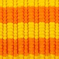 Vista detallada de guirnaldas de cempasúchil artificiales en colores amarillo y naranja - 5 Amarillo 5 Naranja