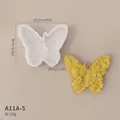 Stampo in silicone a farfalla e angelo per candele fai da te e resina epossidica - Stile Farfalla Stelle Angelo (A11A-5) / Circa 10.2x9x3cm