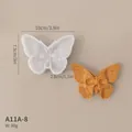 Stampo in silicone a farfalla teschio per candele Halloween e decorazioni fai da te - Circa 10x7.5x2.8cm