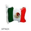 Ballon en aluminium en forme de drapeau mexicain pour décorations de fête Fiesta et événements - Drapeau du Mexique