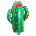 Ballon en aluminium cactus vert thème Fiesta pour décoration de fête mexicaine - Cactus
