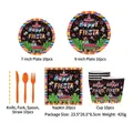 Kit de fiesta mexicana para 10 personas con platos vasos servilletas cubiertos - Juego de 8 piezas