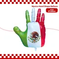 Mexico flag theme hand shaped foil balloon for national day party decoration 67x84cm - Mexican Palm Shape Balloon