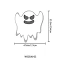 Decorazione striscione per baule auto fantasma di Halloween, 53,5 x 47,6 pollici - Motivo Spirito (CBJ6-03)
