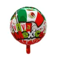 18 inch round Mexico Viva Mexico foil balloon for Mexican Fiesta party decor - 18-inch Mexican Round - Flag