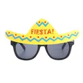 Lunettes de fête sombrero créatives pour le carnaval mexicain et les fêtes de plage. - Mexican Sombrero Shape / Jaune