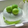 Super high quality green grape soufflé