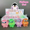 Jouets à presser hibou colorés avec remplissage de type maltose pour déstressage - Hibou Maltose