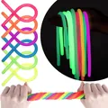 Juguetes sensoriales elásticos de TPR que brillan en la oscuridad para aliviar el estrés - Luminoso / Pequeño