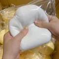 Large 10cm white fluid cheese ball squishy decompression toy for stress relief - Fluid Cheese Ball / 10cm (With PVC Bag) / White
