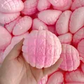 Carcasa squishy rosa de pan de piña para juguete antiestrés hecho a mano DIY - Pan de Piña Rosa / 1 Pieza (Con Tapa)