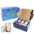 Set of 6 scented candles in starry sky glass jars with gift box - 6-Piece Gift Set