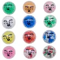 Dettaglio di palline antistress natalizie con renne colorate e imbottitura di perline morbide - Perle d'Acqua Renna / 6cm